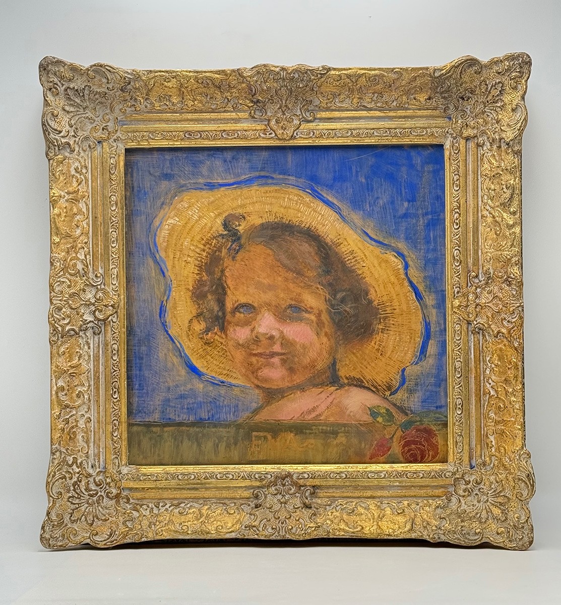 Josef Václav Barnet (1907 - 1990) - Portrét děvčete