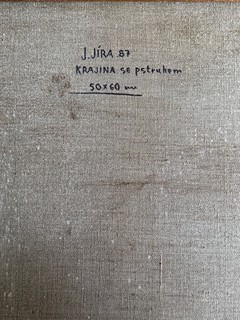 Jíra Josef (1929 - 2005) - Krajina se pstruhem