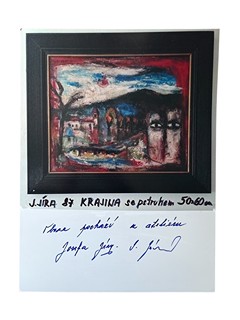 Jíra Josef (1929 - 2005) - Krajina se pstruhem