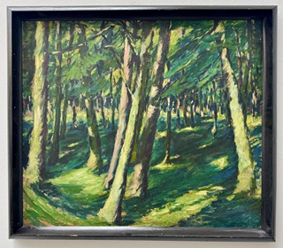 Otakar Marvánek (1884 - 1921) - Interiér lesa