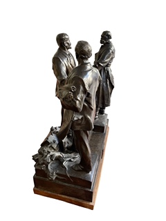 Ladislav Šaloun (1870 - 1946) - Bronzové sousoší-Kramář, Švehla, Rašín