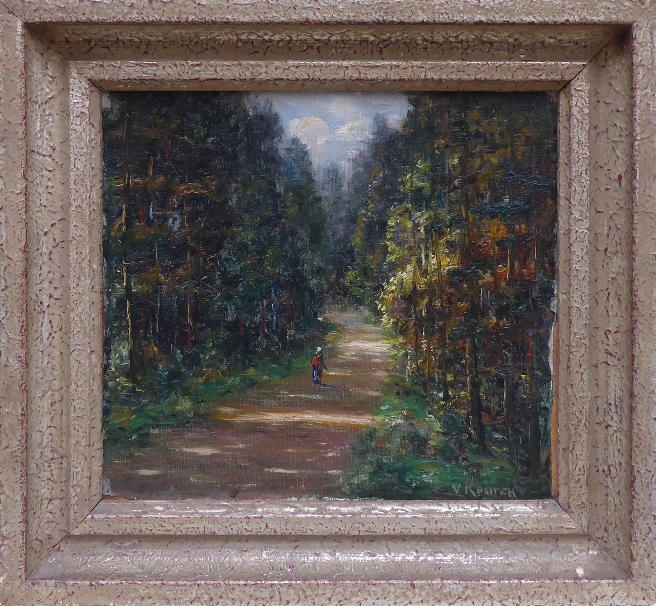 VLASTIMIL KAČÍREK (1895-1970) - NA PROCHÁZCE LESEM