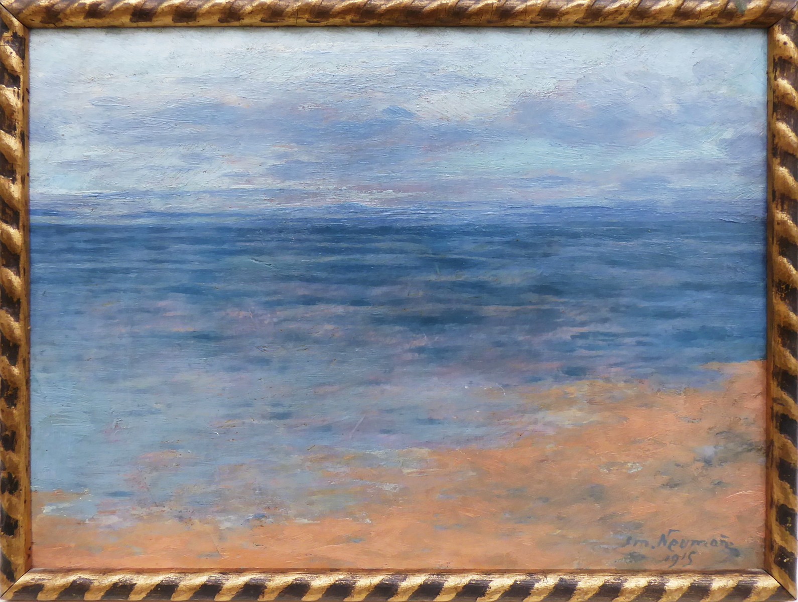 EMANUEL NEUMANN (1873-1932) - RÁNO U MOŘE