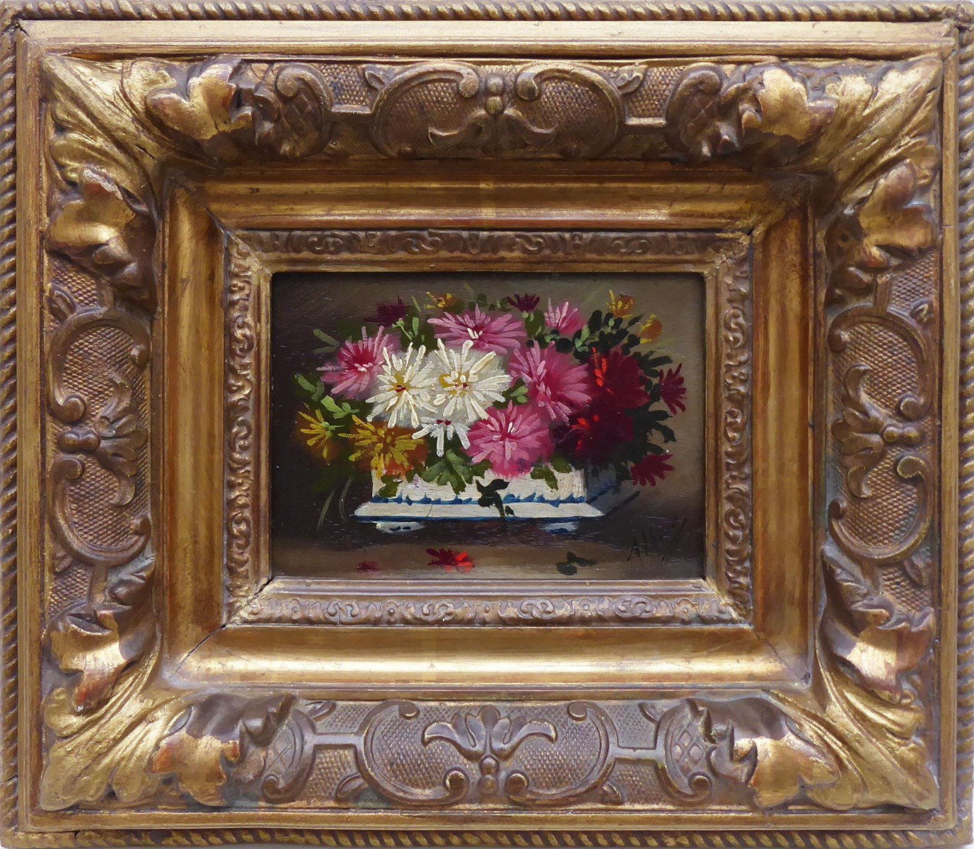 KVĚTINY V ŽARDINIÉŘE - ALBINI