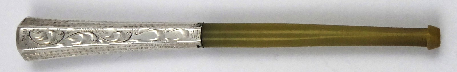 ART DECO ELEGANTNÍ STŘÍBRNÁ DÁMSKÁ ŠPIČKA NA CIGARETU