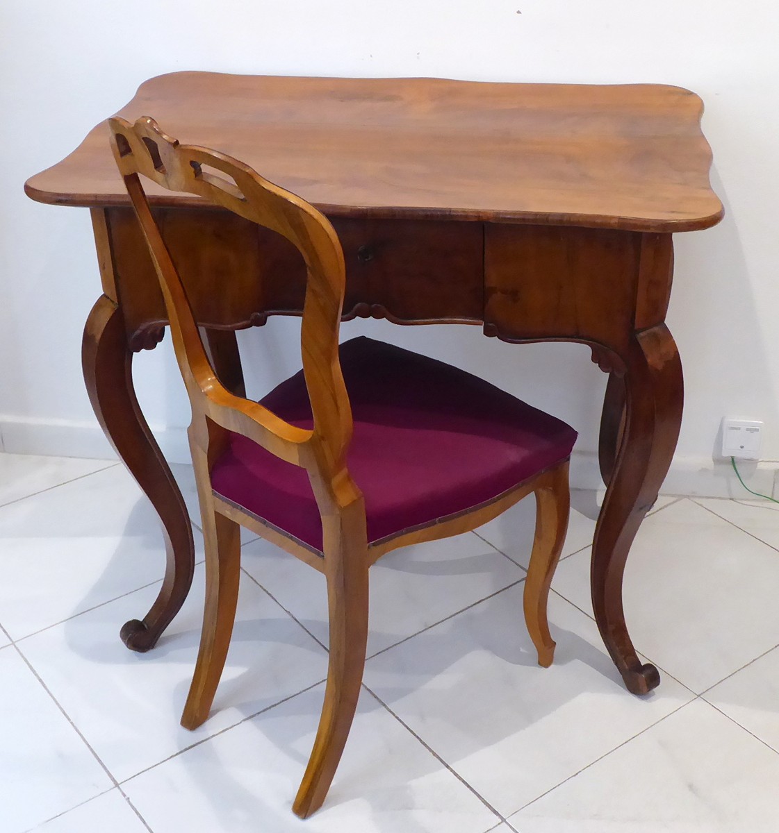 STŮL SE ŽIDLÍ - POZDNÍ BIEDERMEIER