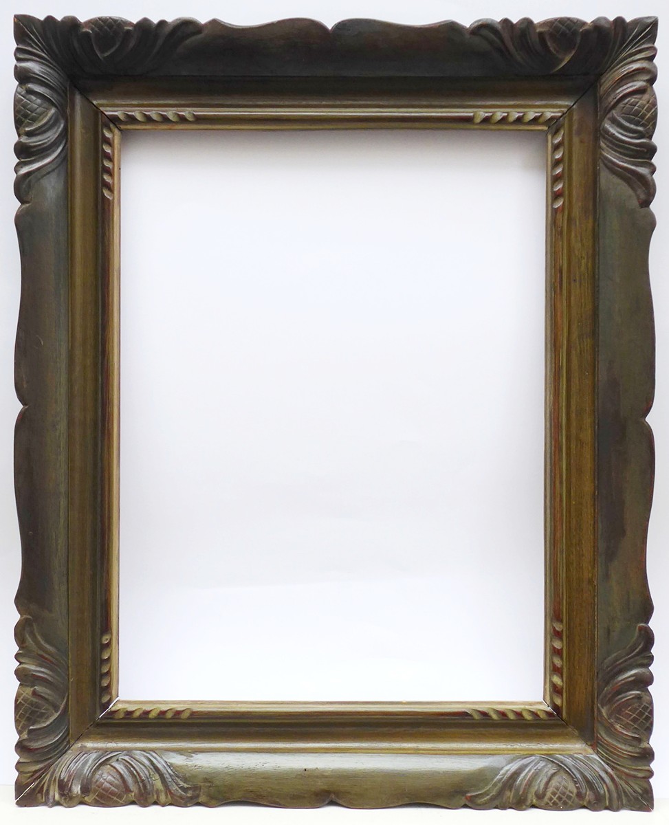 RÁM V ORIGINÁLNÍ BAREVNOSTI S RUČNĚ ŘEZANÝMI ROHY