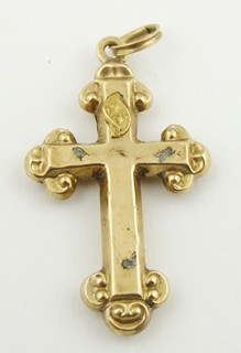 ZLATÝ KŘÍŽEK - PŘÍVĚSEK
