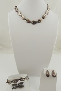 VELKÁ STŘÍBRNÁ SOUPRAVA - JOHN LAURITZEN, DÁNSKO