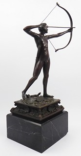 DLE PETER VISCHER ML. A PETER FLOETNER - APPOLLÓN - ROZMĚRNÝ BRONZ