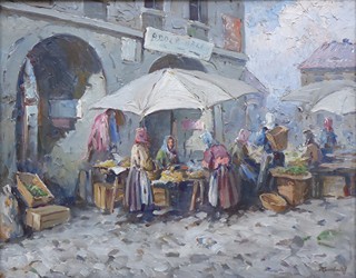 NA TRHU V PODLOUBÍ - J. ROMBALD