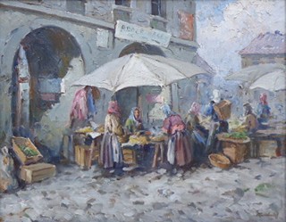 NA TRHU V PODLOUBÍ - J. ROMBALD