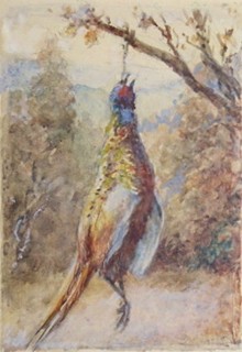 FRANTIŠEK JELÍNEK (1890-1977) - KRAJINA S BAŽANTEM