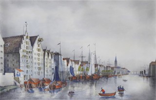 DLE FRIEDRICH W. KOHL (1811-1864) - BRÉMY ZE SEVERNÍ STRANY ŘEKY WESER