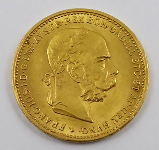 ZLATÁ 20 KORUNA FRANTIŠEK JOSEF I., ROK 1894 - RAKOUSKÁ RAŽBA