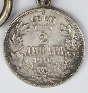 ŠATLÉN K HODINKÁM SE STŘÍBRNÝMI MINCEMI - SRBSKO, RAKOUSKO-UHERSKO, RUMUNSKO A CARSKÉ RUSKO