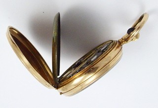 ZLATÉ DÁMSKÉ KAPESNÍ HODINKY S EMAILEM - GENÈVE