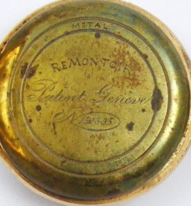 ZLATÉ DÁMSKÉ KAPESNÍ HODINKY S EMAILEM - GENÈVE