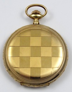 ZLACENÉ KAPESNÍ HODINKY S ŘETÍZKEM - FAVOR