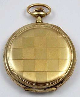 ZLACENÉ KAPESNÍ HODINKY S ŘETÍZKEM - FAVOR