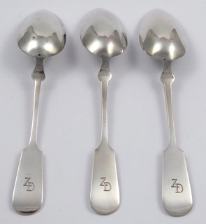 TŘI STŘÍBRNÉ LŽÍCE - GOLDSCHMIDT MICHAEL & SÖHNE, WIEN