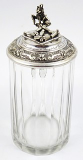 STŘÍBŘENÝ KORBEL PRO HRÁČE KUŽELEK - WMF, GEISLINGEN