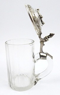 STŘÍBŘENÝ KORBEL PRO HRÁČE KUŽELEK - WMF, GEISLINGEN