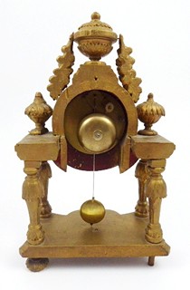 STOLNÍ KLASICISTNÍ HODINY - JOHANN ANDREAS SCHMIDT, ELBOGEN