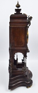 KONZOLOVÉ HODINY, STYL VÍDEŇSKÉ BAROKO - LENZKIRCH AG, NĚMECKO