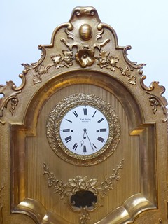 ZLACENÉ RÁMOVÉ HODINY - LUDVÍK HAINZ, PRAHA