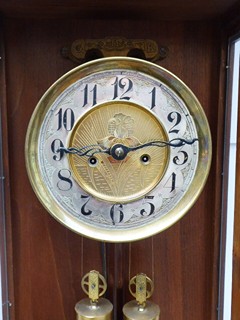 SECESNÍ NÁSTĚNNÉ HODINY - GUSTAV BECKER, FREIBURG