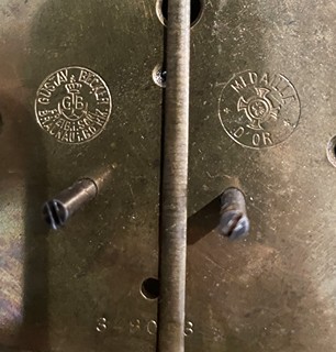 SECESNÍ NÁSTĚNNÉ HODINY - GUSTAV BECKER, FREIBURG