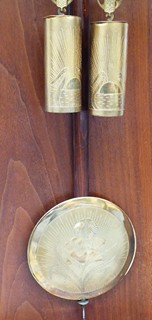 SECESNÍ NÁSTĚNNÉ HODINY - GUSTAV BECKER, FREIBURG