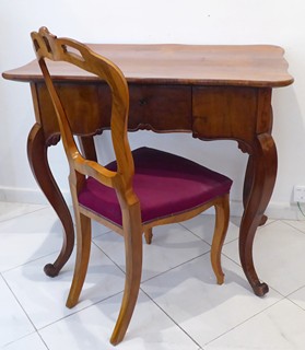 STŮL SE ŽIDLÍ - POZDNÍ BIEDERMEIER