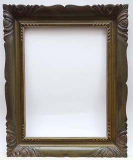 RÁM V ORIGINÁLNÍ BAREVNOSTI S RUČNĚ ŘEZANÝMI ROHY