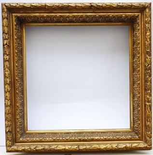 GALERIJNÍ ZLATÝ RÁM S AKANTY A LISTY VAVŘÍNU