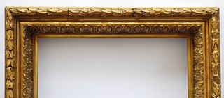 GALERIJNÍ ZLATÝ RÁM S AKANTY A LISTY VAVŘÍNU