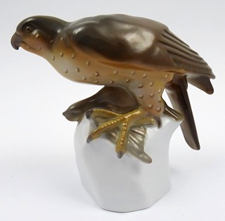 JESTŘÁB NA SKÁLE - PFEIFFER & LÖWENSTEIN, OSTROV U KV