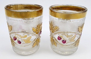 PÁROVÉ SKLENIČKY S LESNÍMI JAHŮDKAMI - INWALD NEBO S. REICH