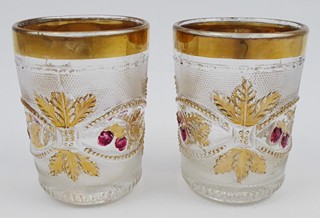 PÁROVÉ SKLENIČKY S LESNÍMI JAHŮDKAMI - INWALD NEBO S. REICH