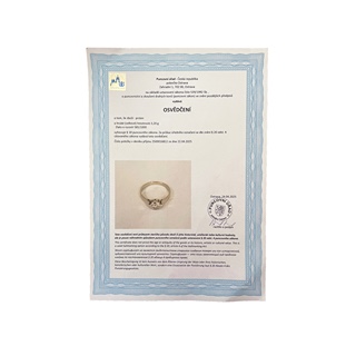 Art deco zlatý prsten s přírodním diamantem 0,60ct + CERTIFIKÁT PRAVOSTI