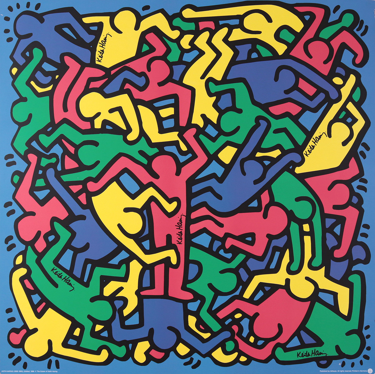 Keith Haring (1958 - 1990) - Bez názvu