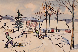 Zdeněk Baloun (1918 - 1978) - Zima