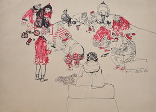 Jiří Šlitr (1924-1969) - Děti v pískovišti
