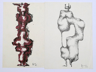 Jiří Bradáček (1922 - 1984) - Konvolut dvou kreseb