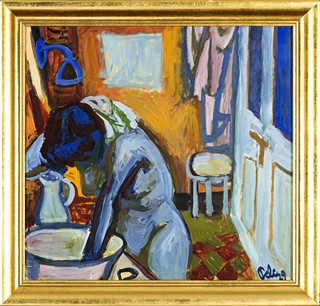 Nude in the room