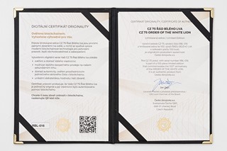 Limitovaná edice - CZ Řád bílého lva - RBL 016