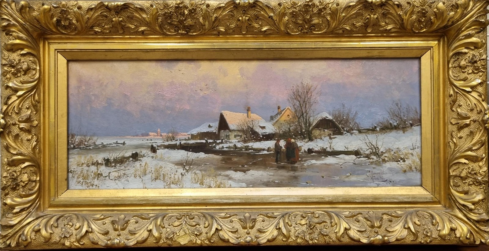 Mehn Leopold Carl - Zimní červánky