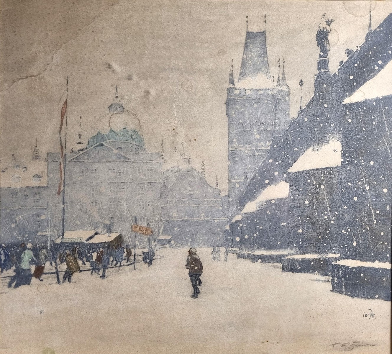 Tavík František Šimon - Kluziště pod Karlovým mostem