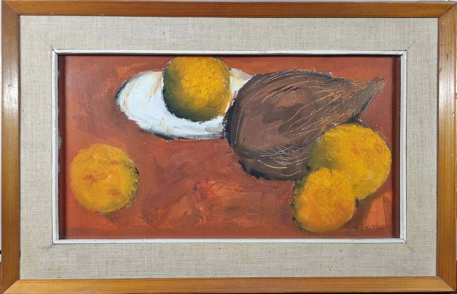 Kubíček Jánuš - Zátiší s citróny